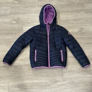 Rokka&Rolla Girls Puffer Jacket 8 Ultra Light Reversible Packable